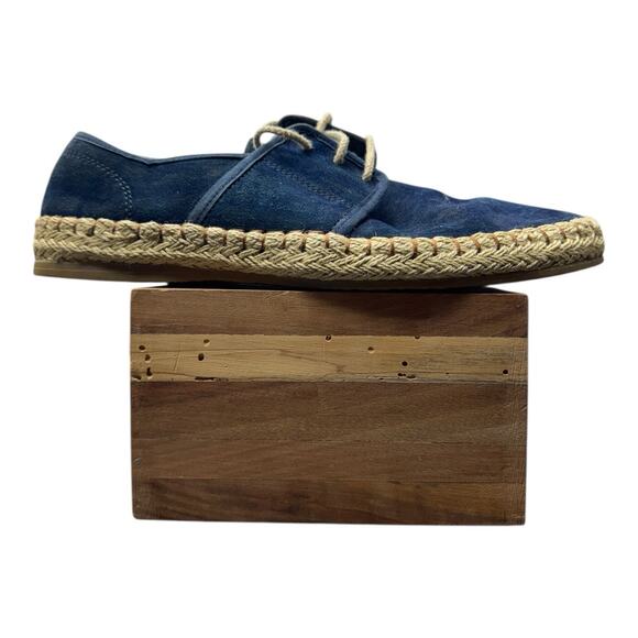 SeaVees Men\'s 10.5 Navy Blue Sorrento Sand Suede Jute Trim Shoe Casual Tropical main image 5